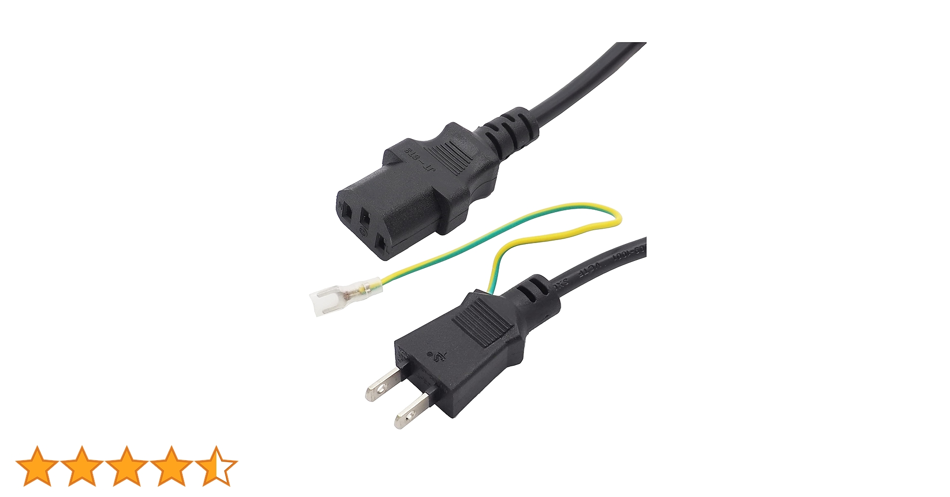 Amazon | 電源ケーブル 3ピン ソケット メス (IEC-320 C13)-2